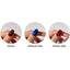 Three nail colors labeled 'Mocha', 'Midnight Rain', and 'Vintage Wine' on a white background.