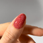 Text Me First - red shimmer festive gel nail polish