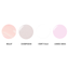 Color swatches labeled 'Ballet', 'Champagne', 'Ivory Tulle', and 'Lisboa Skies' on a white background.