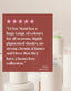 Product review card with text about 14 Day Mani nail polish on a blurred background.
