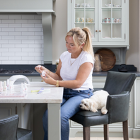 Suzanne Fowler, Founder of 14 Day Mani doing her own nails 