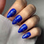 Midnight Rain - Shimmery Cobalt Blue HEMA-Free Gel Nail Polish 10ml - 14 Day Manicure