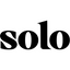 Black 'solo' text on a white background